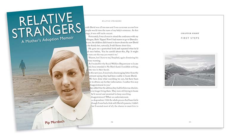 Relative Strangers cover and page spread