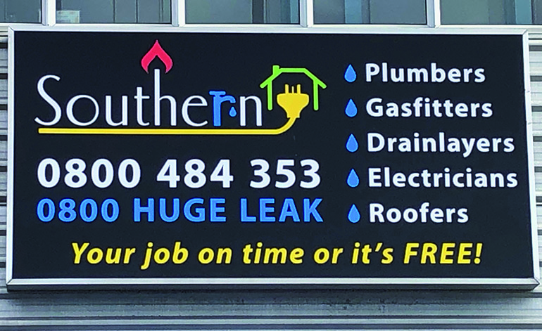 Southern Plumbing signs